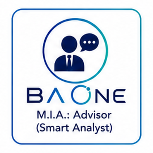 BA ONE M.I.A. Advisor Smart Analyst