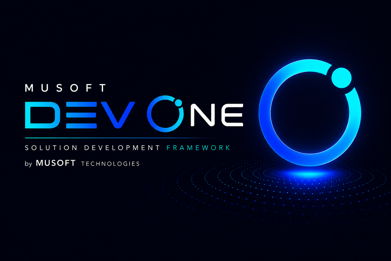 DEV ONE Solution Development Framework by MUSOFT Technologies